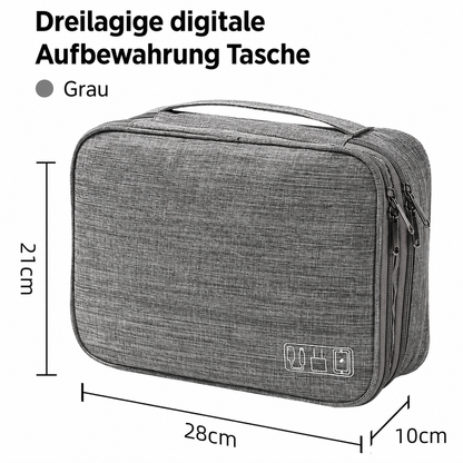 Kabel Organizer Tasche mit stabilem Tragegriff
