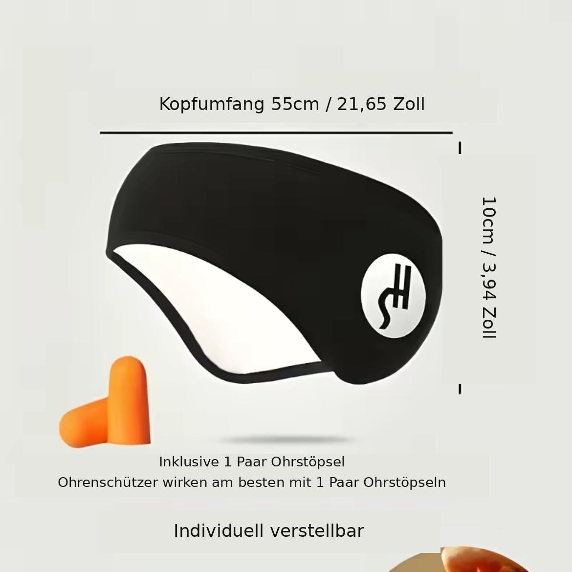 Schlaf- und Ohrenmaske Innenpolsterung im Detail